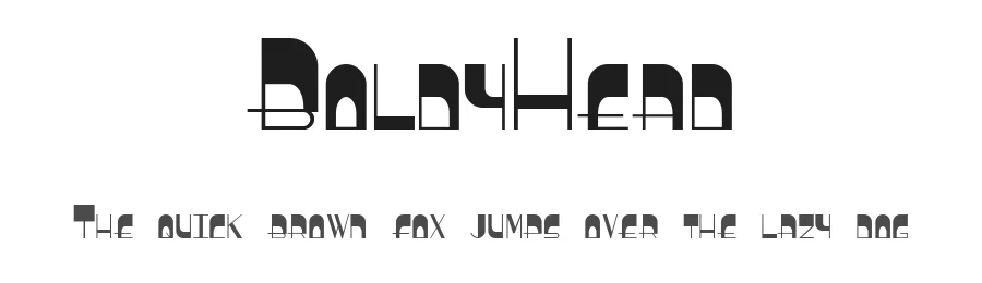 BoldyHead by Carlos Medina â Decorative Font
