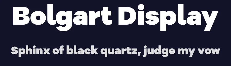 Bolgart Display by Maulana Creative — Sans Serif Font — thumbnail 2