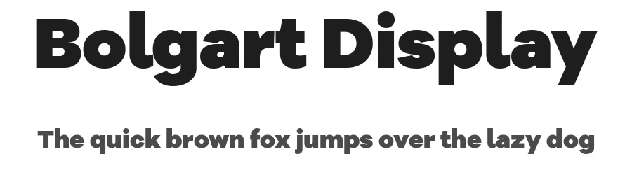 Bolgart Display by Maulana Creative — Sans Serif Font