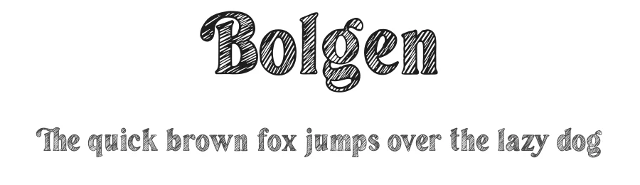 Bolgen by Blankids — Decorative Font