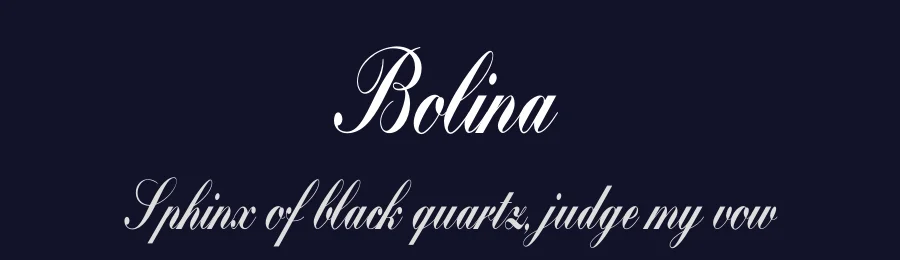 Bolina by ClaudeP — Script Handwritten Font — thumbnail 2