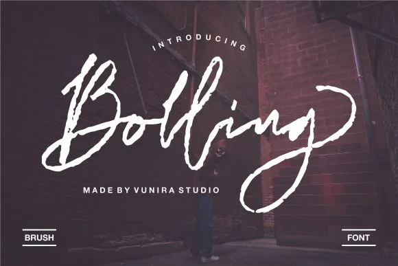 Bolling Font by Vunira — Script Handwritten Font