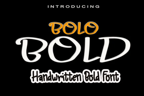 Bolo Bold Font by syakaltype — Script Handwritten Font