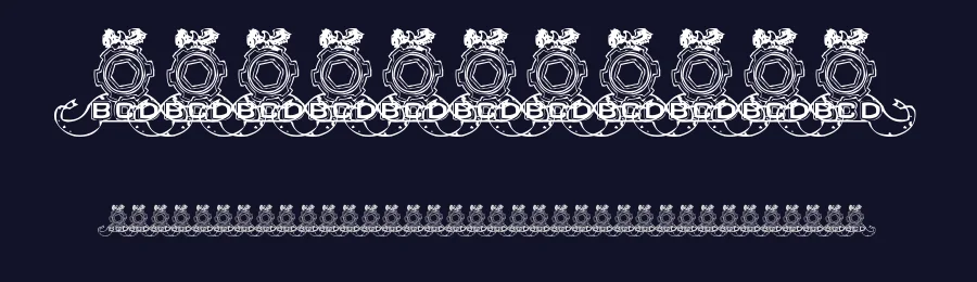 Bolt Cutter by Bolt Cutter Design-Industrial Strength — Blackletter Font — thumbnail 2