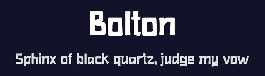 Bolton by Pinisiart — Decorative Font — thumbnail 2