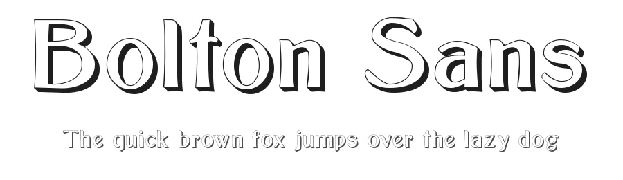 Bolton Sans by Paul Lloyd — Decorative Font
