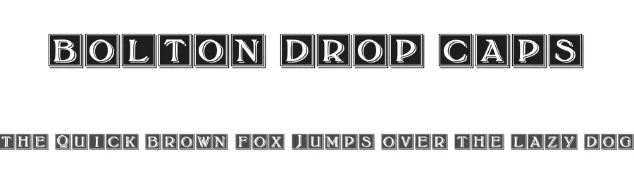 Bolton Drop Caps