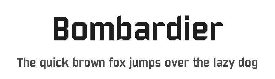 Bombardier by Apostrophic Labs — Decorative Font