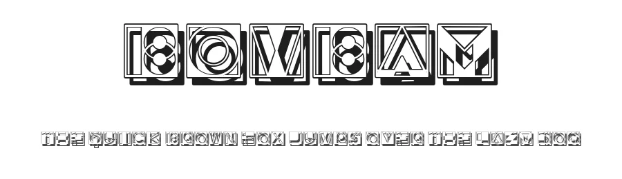 Bombay by Vladimir Nikolic — Decorative Font
