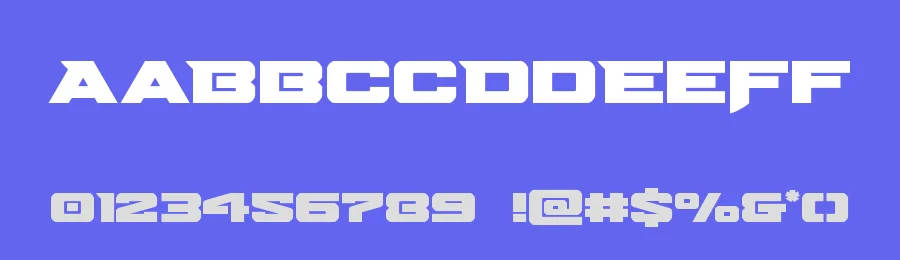 Bomber Escort by Iconian Fonts — Display Font — thumbnail 3