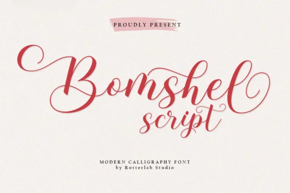 Bomshel Font by rotterlabstudio — Script Handwritten Font