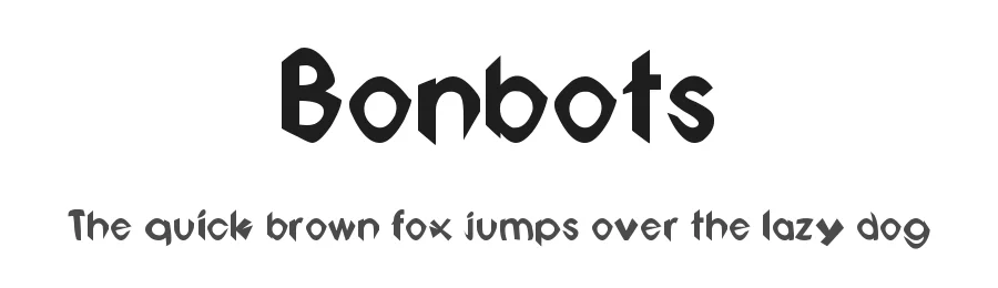 Bonbots by Untitled Motion — Decorative Font