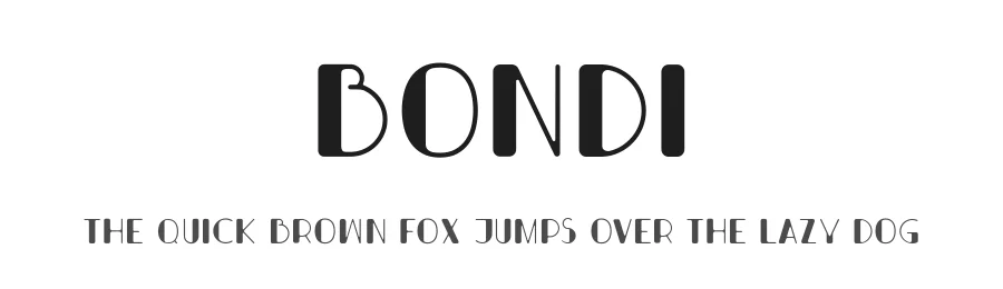 Bondi by Alejo Bergmann — Decorative Font