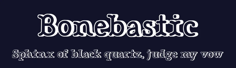 Bonebastic by Studio Typo — Decorative Font — thumbnail 2