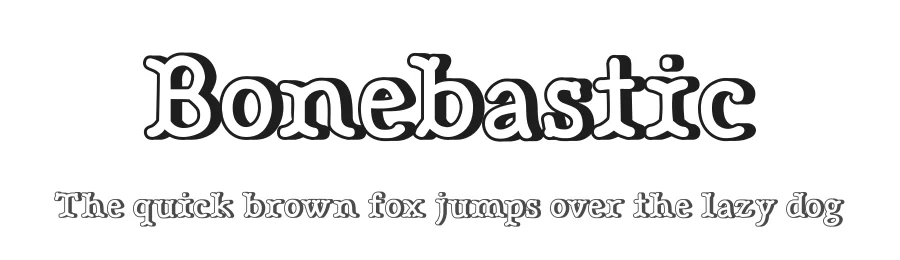 Bonebastic by Studio Typo — Decorative Font