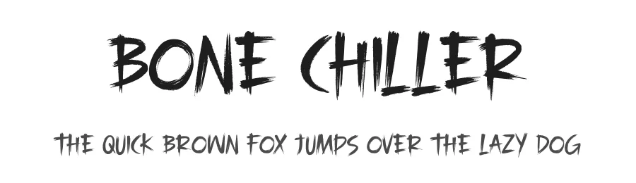 Bone Chiller by Alpaprana Studio — Decorative Font