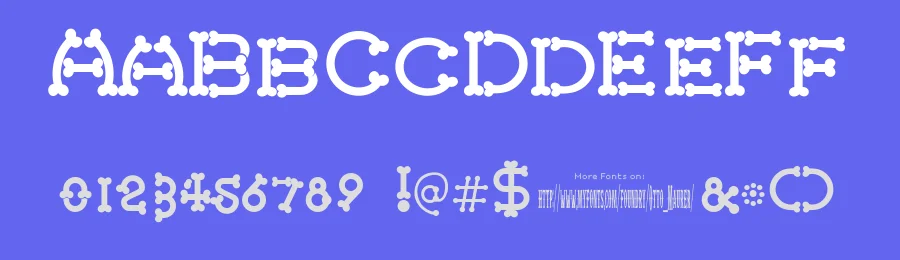 Bonecracker by Otto Maurer Design — Decorative Font — thumbnail 3