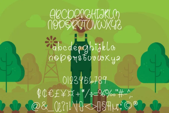 Bonipe Farming Font by handwrittenwanda — Script Handwritten Font — thumbnail 2