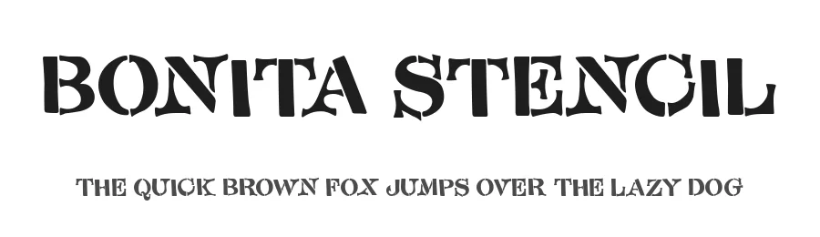 Bonita Stencil