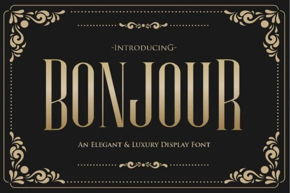 Bonjour Font by Gilar Studio by Gilar Studio — Wedding Font