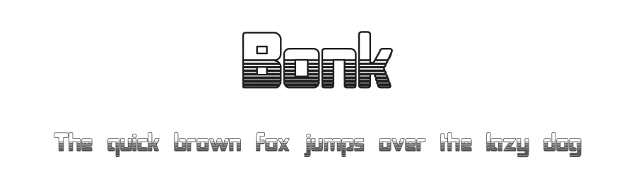 Bonk by GemFonts / Typotheticals — Display Font