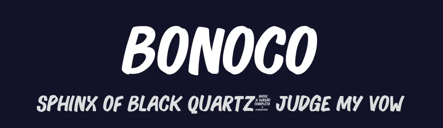 Bonoco by Fernando PJ — Decorative Font — thumbnail 2