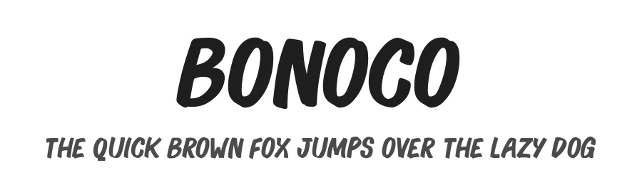 Bonoco by Fernando PJ — Decorative Font