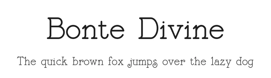 Bonte Divine by ClaudeP — Decorative Font