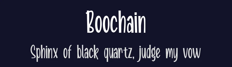 Boochain by DumadiStyle — Decorative Font — thumbnail 2