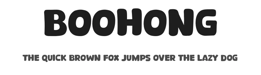 Boohong by Khurasan — Decorative Font