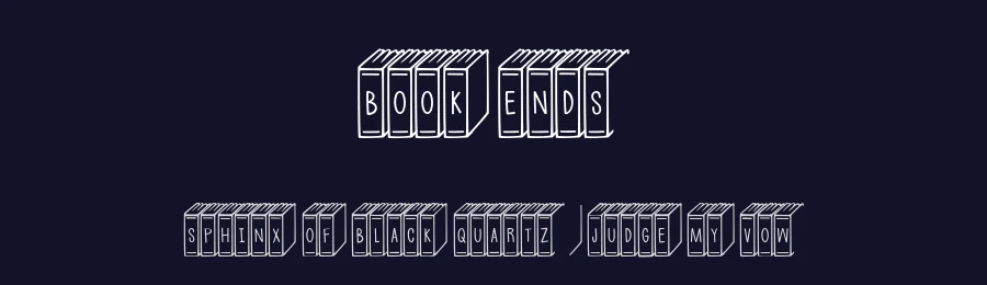 Book Ends by Brittney Murphy Design — Decorative Font — thumbnail 2