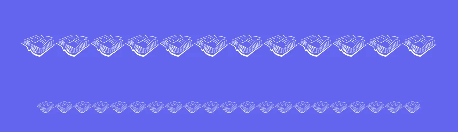 Book Stamps Figure by Osman Aktaş — Dingbats Font — thumbnail 3