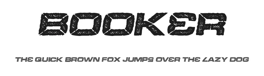 Booker by Billy Argel Fonts ® — Decorative Font
