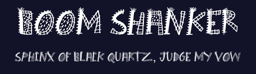 Boom Shanker by JSH creates — Decorative Font — thumbnail 2