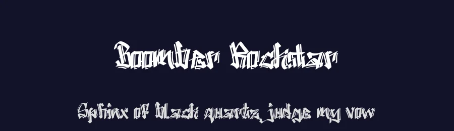 Boomber Rockstar by Din Studio — Script Handwritten Font — thumbnail 2