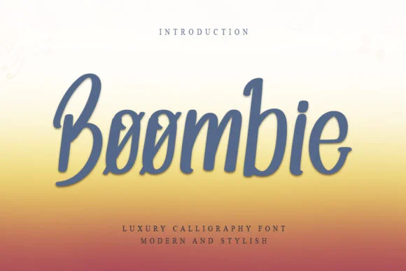 Boombie Font by FreshTypeINK — Script Handwritten Font