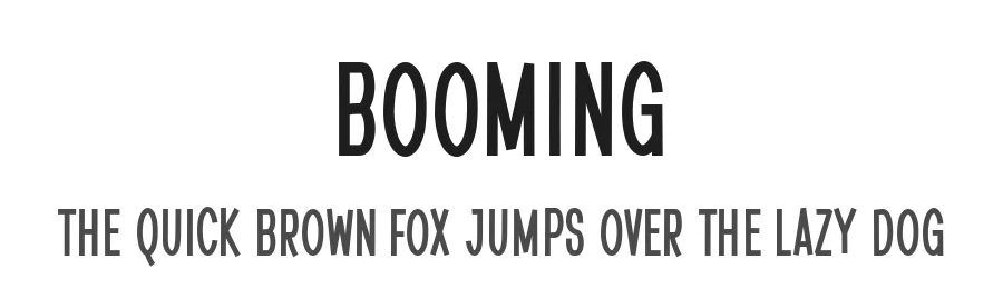 Booming