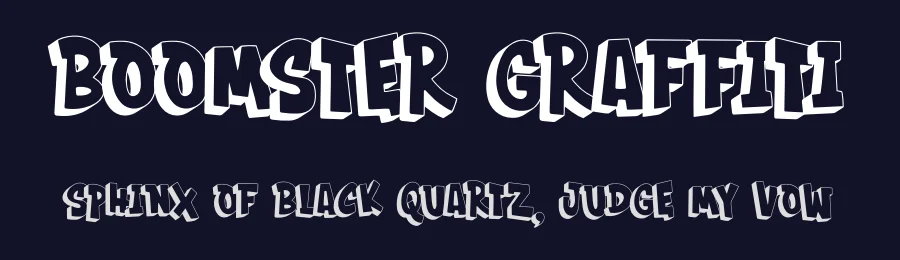 Boomster Graffiti by The Docallisme - Amry Al Mursalaat — Script Handwritten Font — thumbnail 2