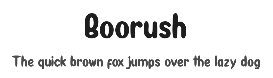 Boorush by Nurf Designs β Decorative Font