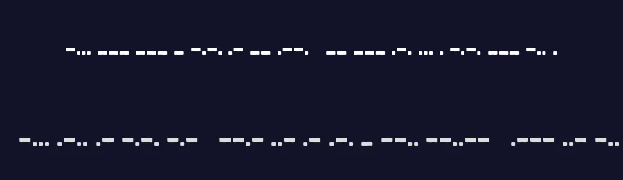 Bootcamp Morsecode by Don Marciano — Dingbats Font — thumbnail 2