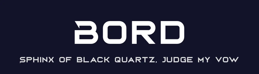 Bord by Linecreative — Display Font — thumbnail 2
