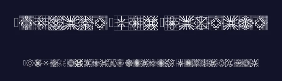 Bordado File Alagoano by Géssy Ferreira — Dingbats Font — thumbnail 2