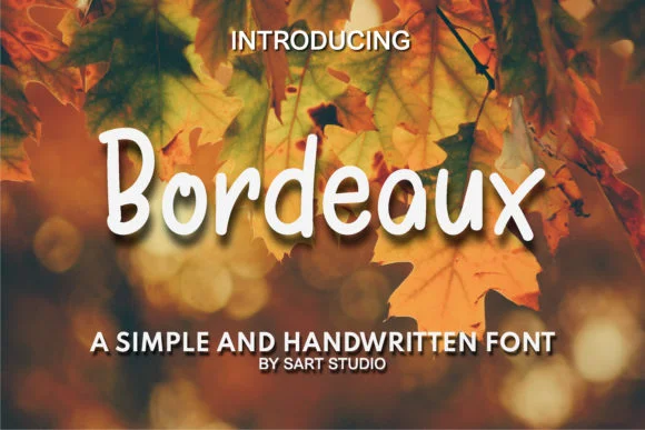 Bordeaux Font by sartstudio — Script Handwritten Font
