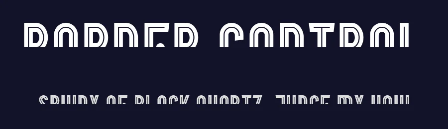Border Control by Peter Wiegel — Decorative Font — thumbnail 2