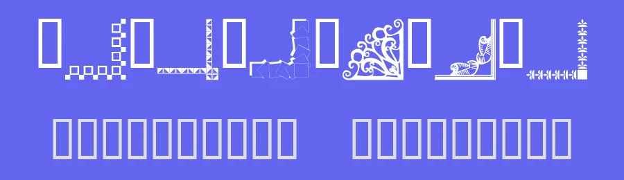 Border Corners 2 by FontFreak — Dingbats Font — thumbnail 3