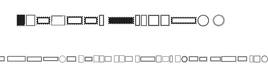 Borders Islamic 1444 by elharrak — Dingbats Font