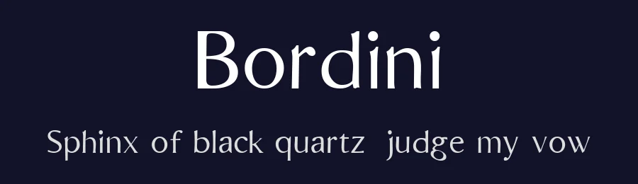 Bordini by Michel Bujardet — Sans Serif Font — thumbnail 2