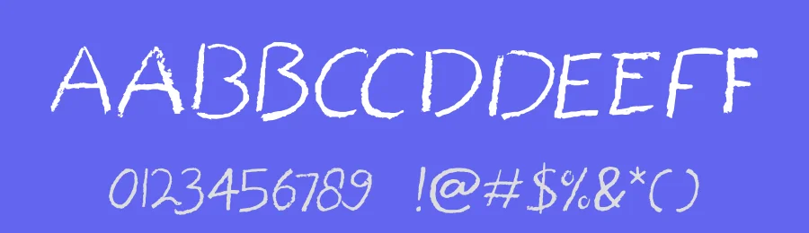 Bored Crayon by Sam K — Script Handwritten Font — thumbnail 3