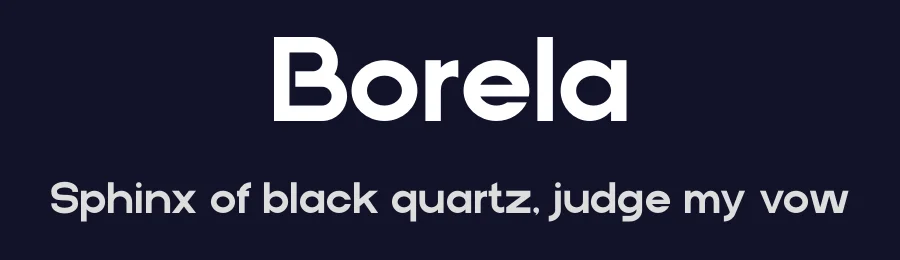 Borela by Gilang Ternadho — Sans Serif Font — thumbnail 2