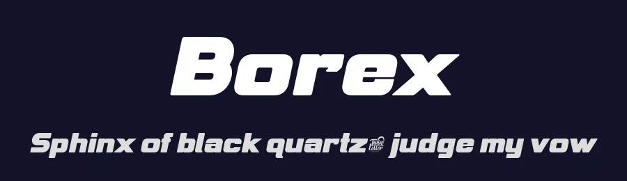 Borex by twinletter — Display Font — thumbnail 2